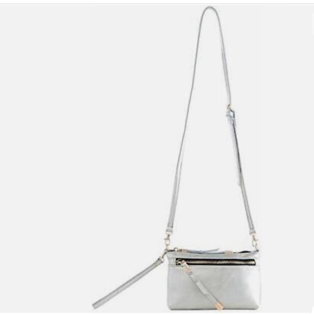 Mark & Hall Crossbody Clutch Bag with Gold Accents